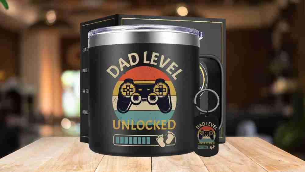 Insulated mug for dad Gift Ideas for First Time Parents