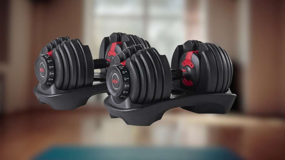 Compact adjustable dumbbells