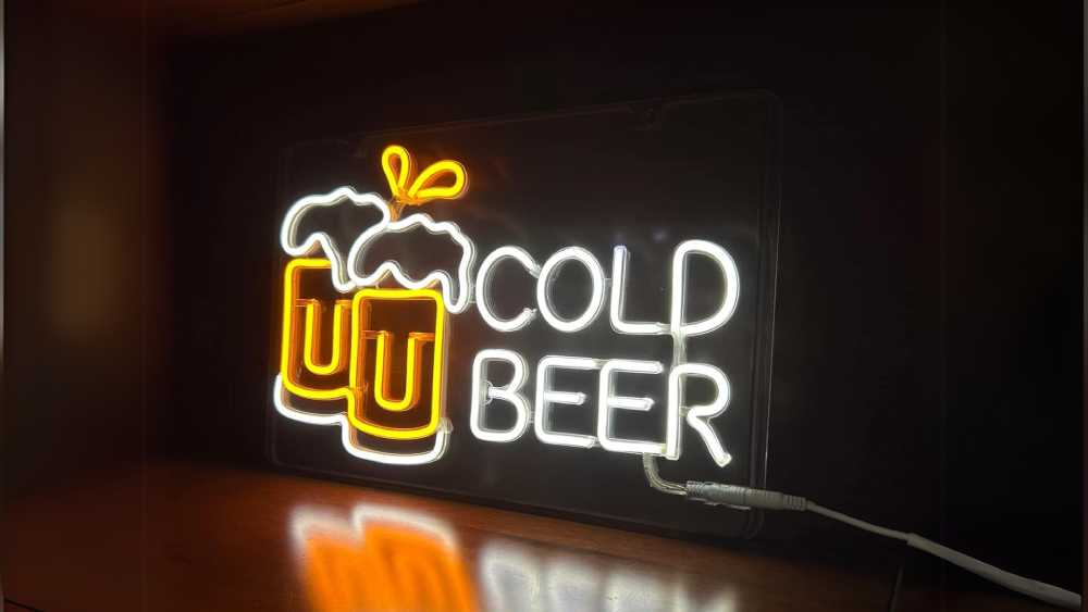 LED Neon Cold Beer Bar Sign