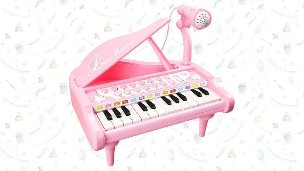 Mini pink piano 1st Birthday Gift Ideas