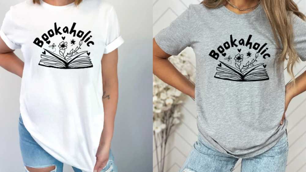 Fun and comfortable Bookaholic Shirt