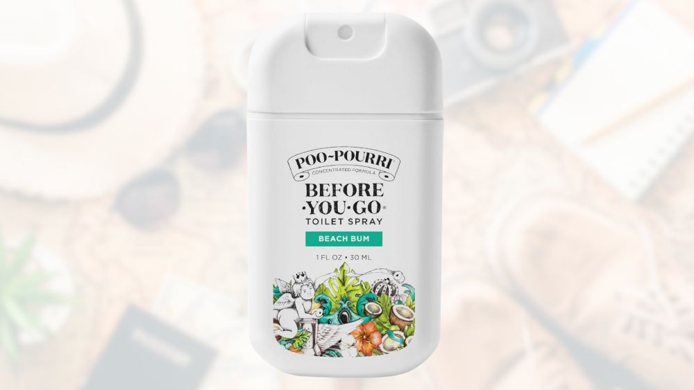 Toilet spray for fresh bathroom