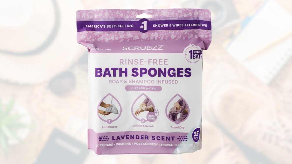Bath sponges Lavander scent