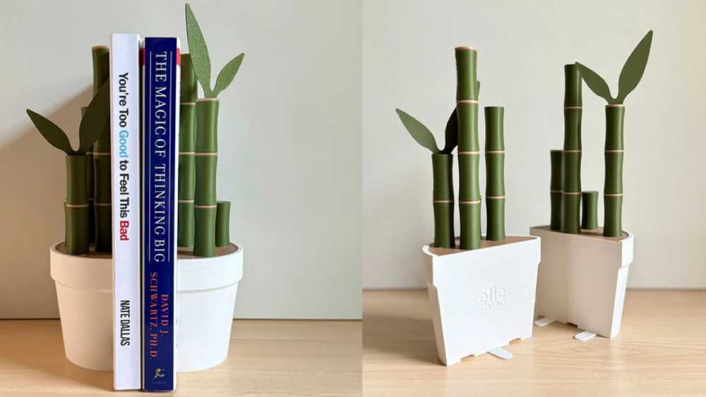 Bamboo Bookend sleek and modern design
