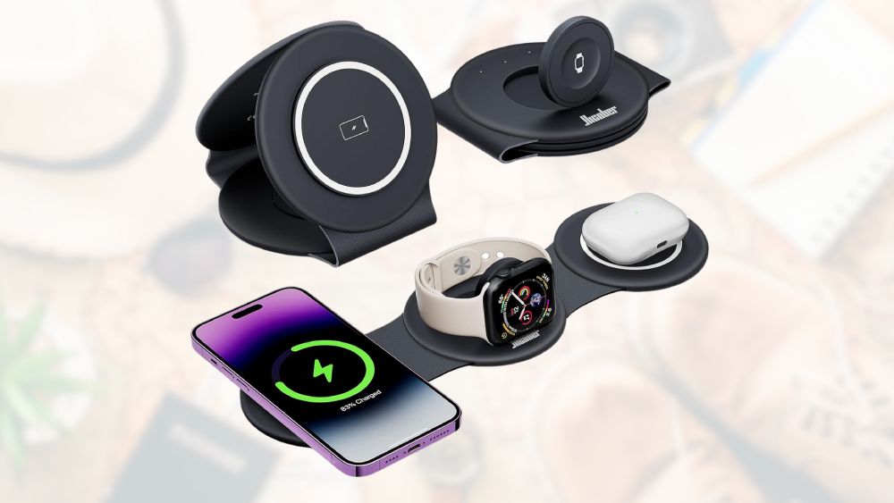 3-in-1 charging station for Apple devices