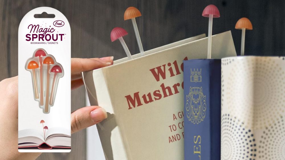 Mushroom bookmarks colorful and cute