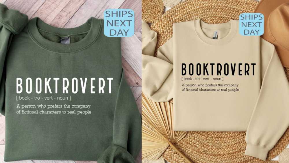 Booktrovert Definition Sweatshirt