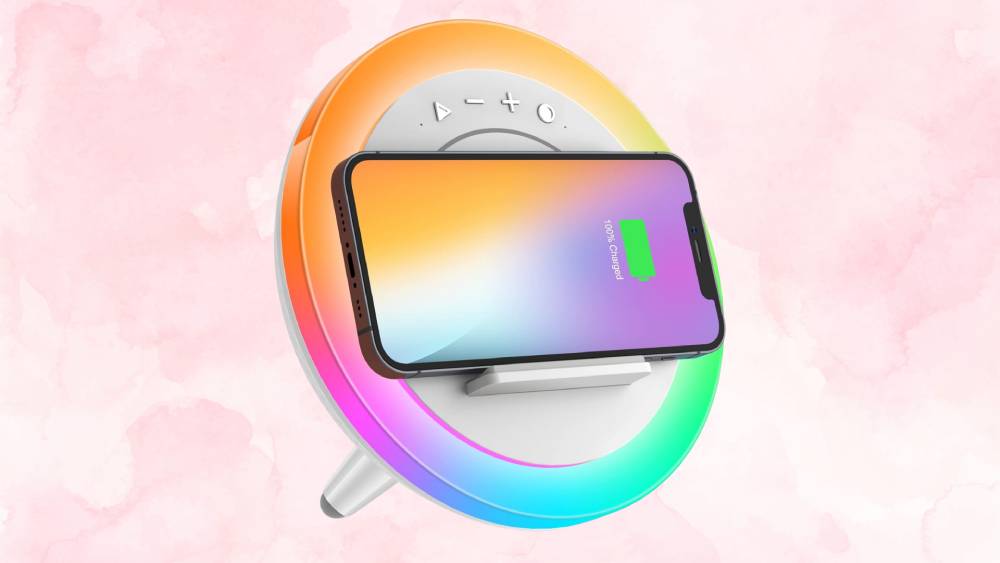 Bluetooth Speaker Night Light and wireless charger