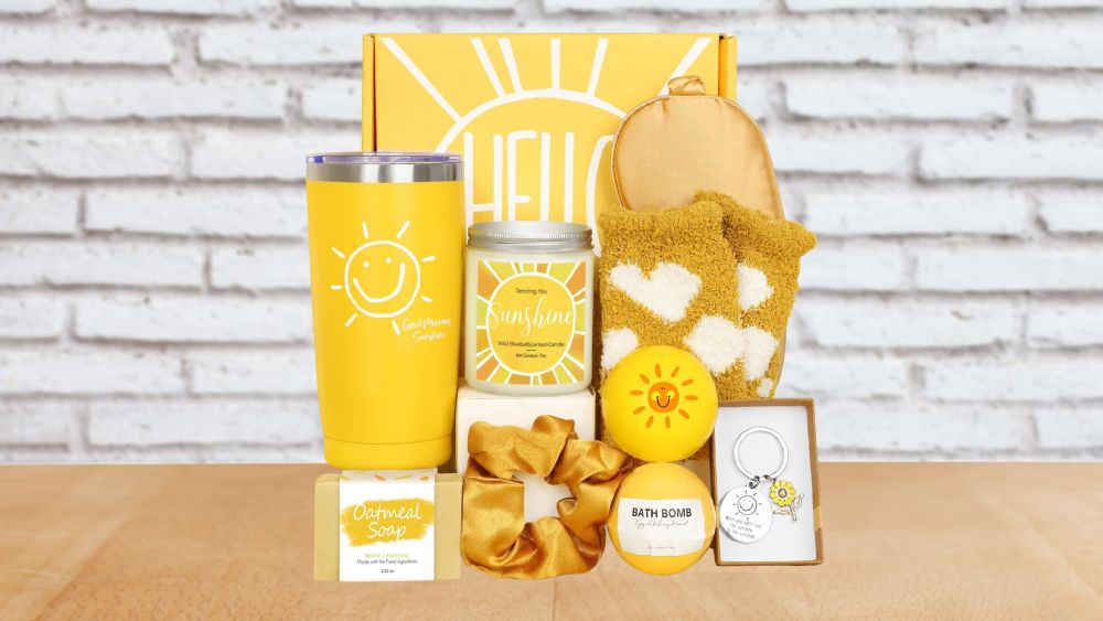 Cute yellow sunshine gift