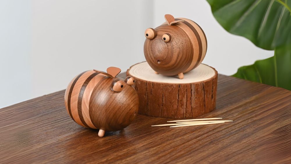 Toothpick dispenser fun and playful