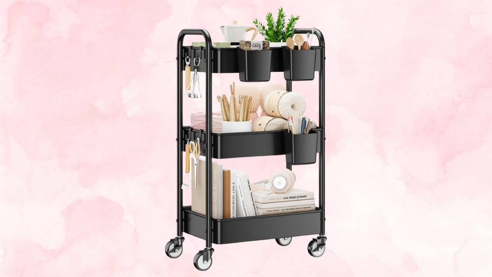 Rolling cart 3 tier