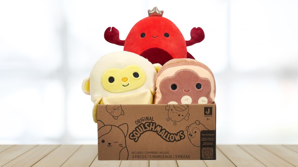 3 medium-sized mystery Squishmallows