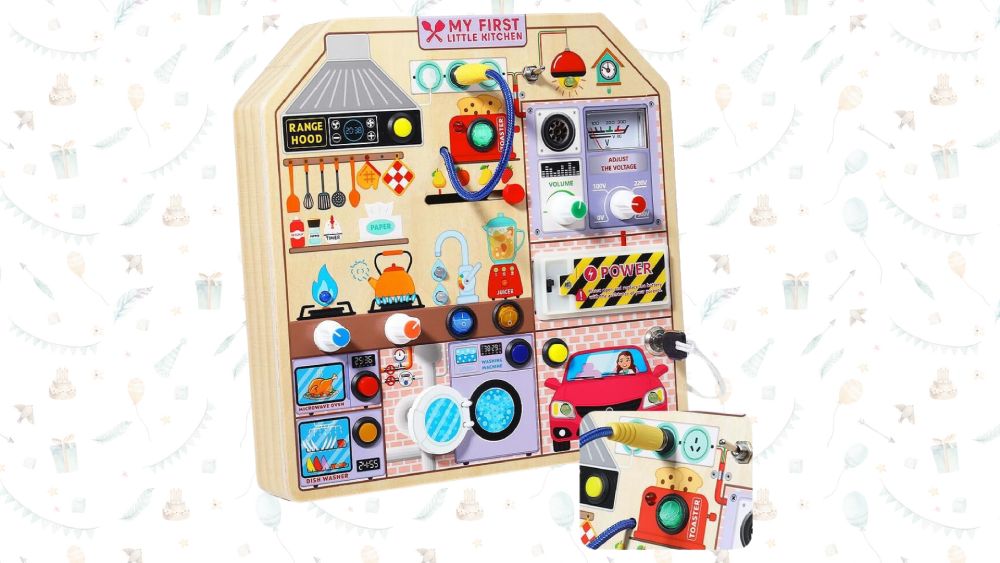 Kitchen baby busy board