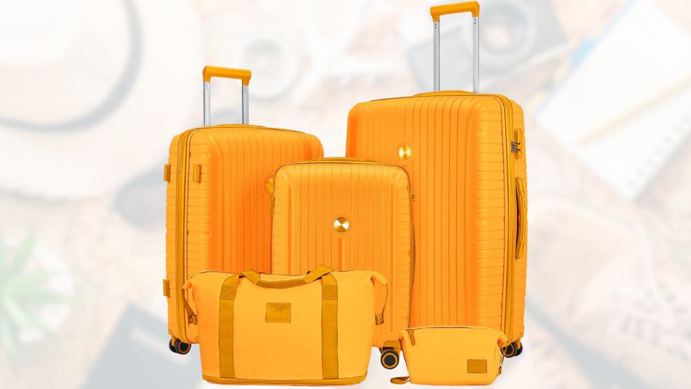 Hardshell carry-on luggage set for travel