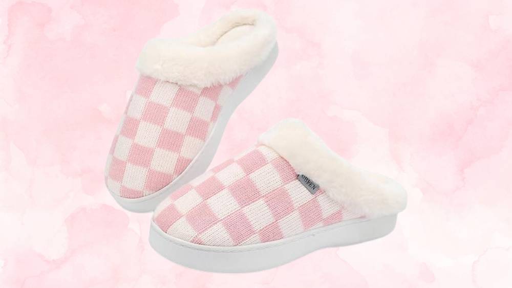 Fluffy house slipper