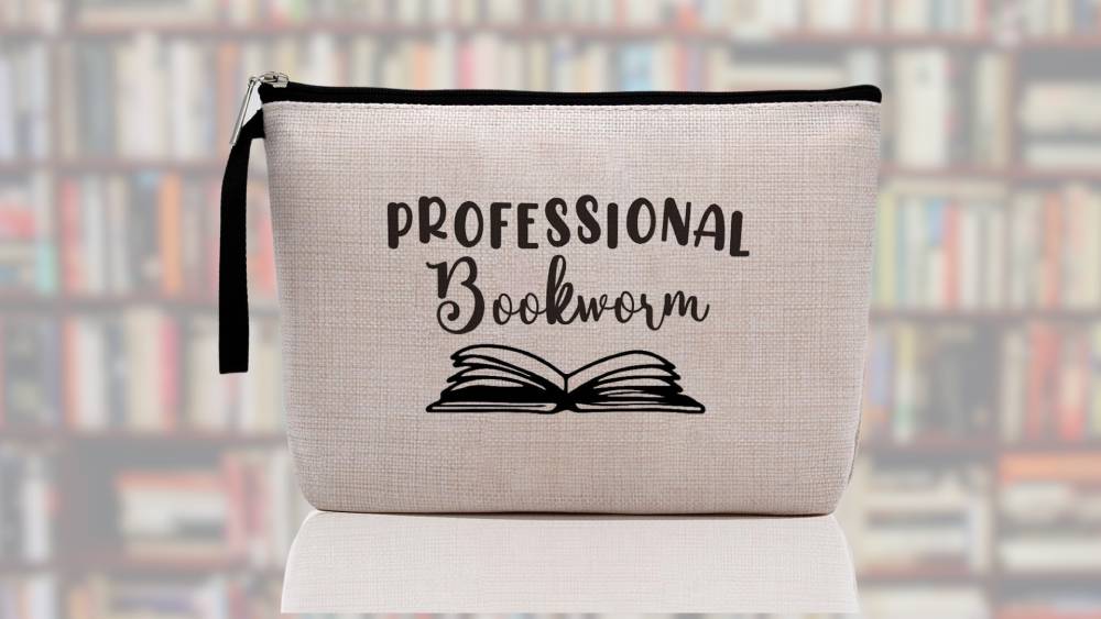 Cosmetic Bag for Bookworm