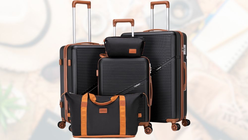 ABS hard case suitcases with spinner wheels