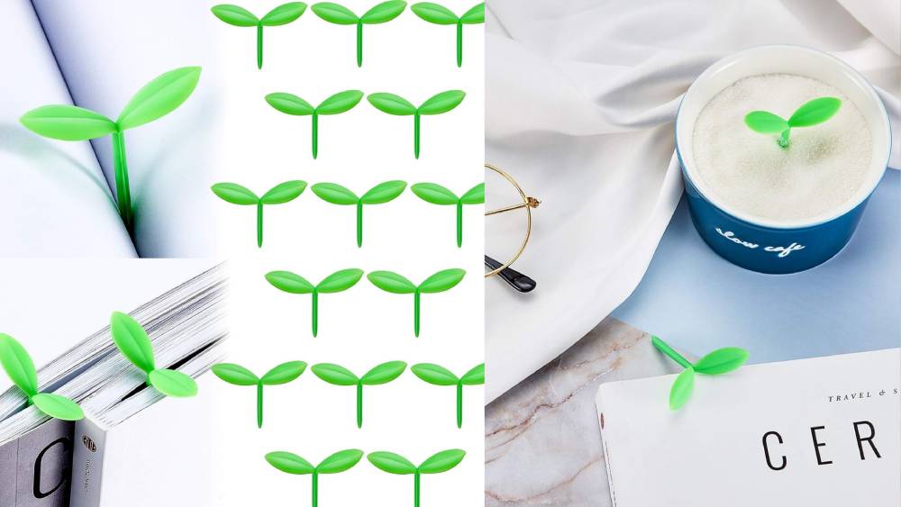 Cute Silicone Grass Buds Bookmarks