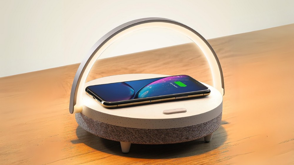 Music table lamp touch snesitive