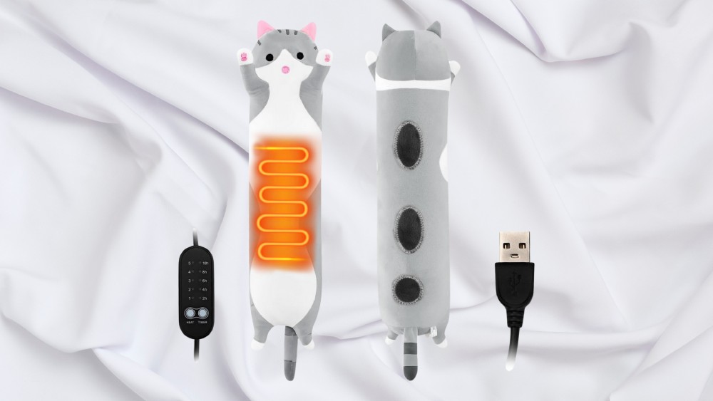Cat heating pad for menstrual cramp