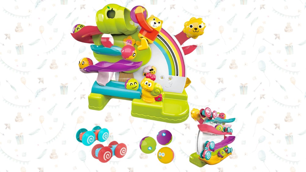 Ball drop toy for toddlers