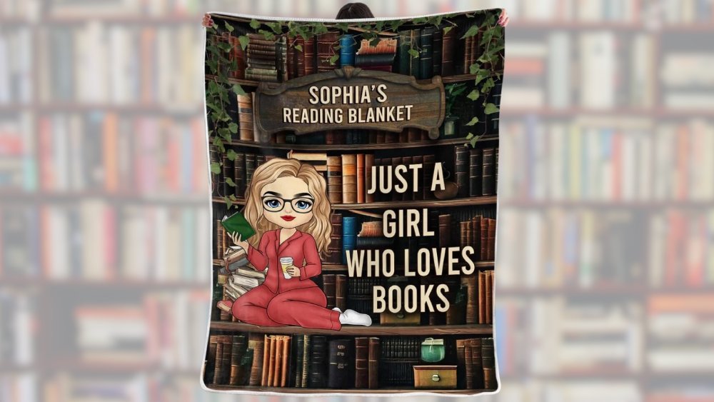Book lover blanket