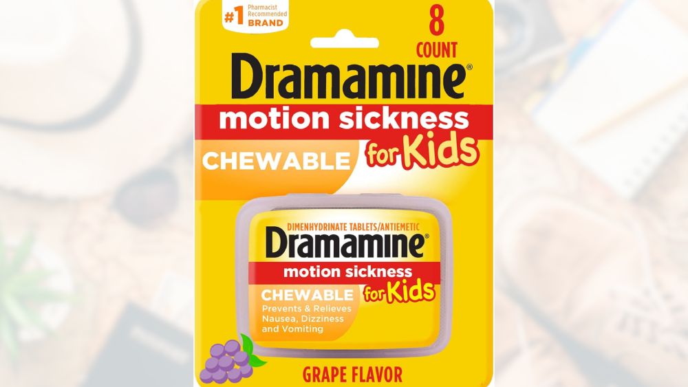 Dramamine Kids chewable for motion sickness