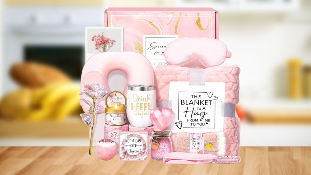 Cute pink relaxing spa gift