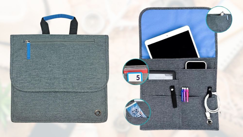 Organizer for airplane seat