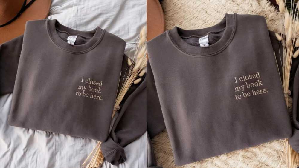 Comfy and cozy Book Lover Sweatshirt