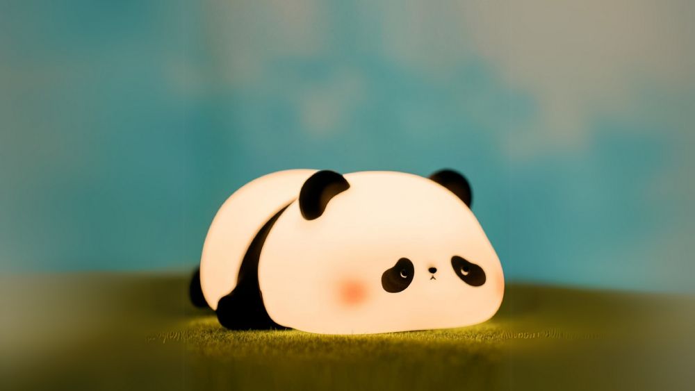 Night light cute panda