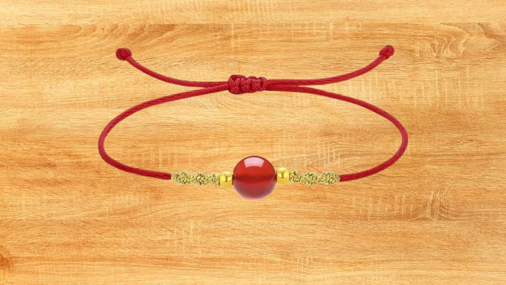 Gold Bracelet Gift Idea for Red Lovers
