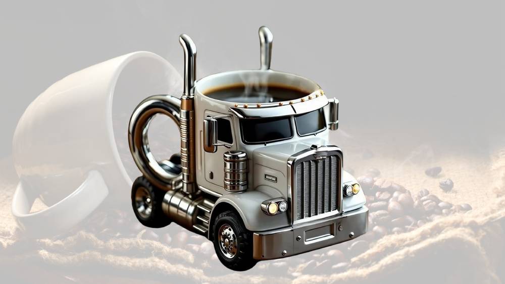 Semi Truck Coffee Mug