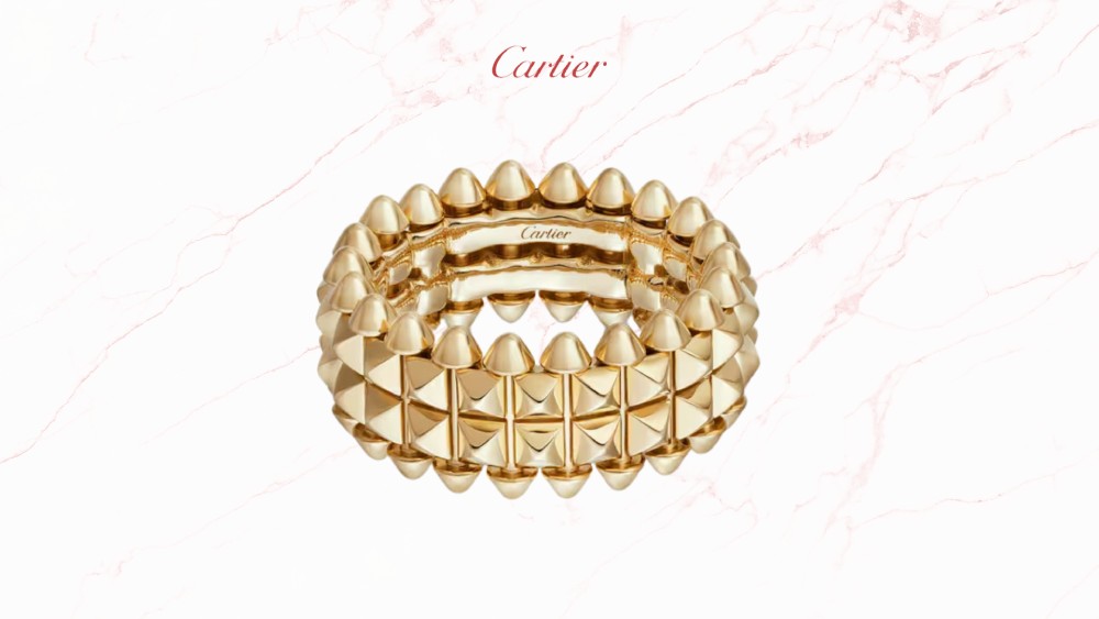 Clash de Cartier ring in the double-row
