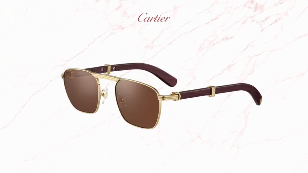 Sophisticated Cartier sunglasses