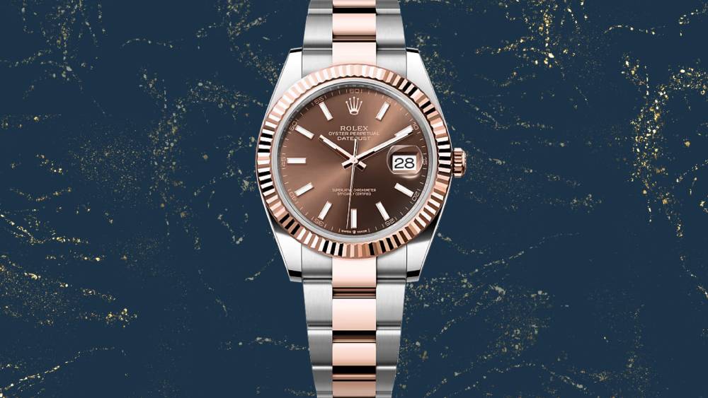 Oystersteel and Everose Gold watch