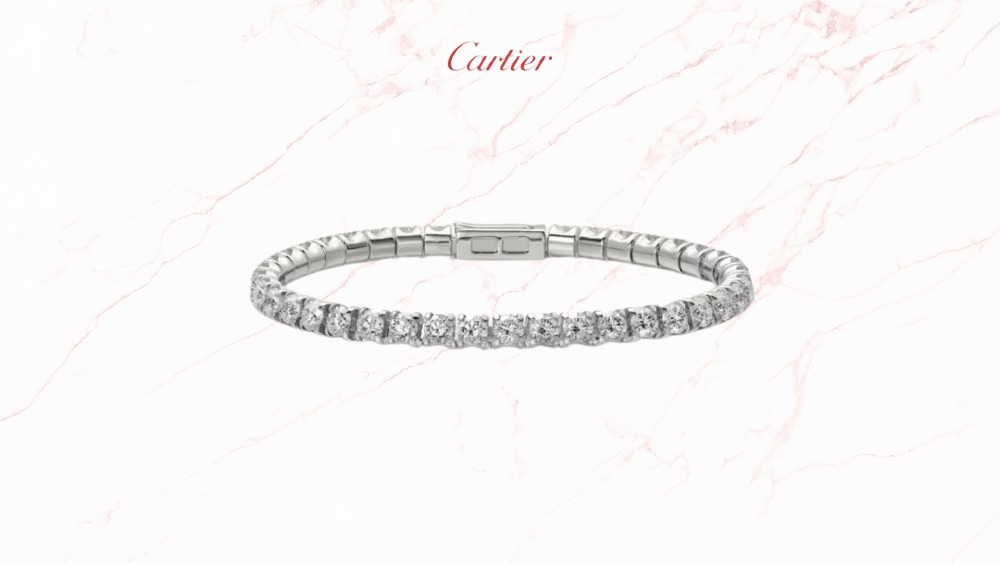 Essential Lines bracelet white gold