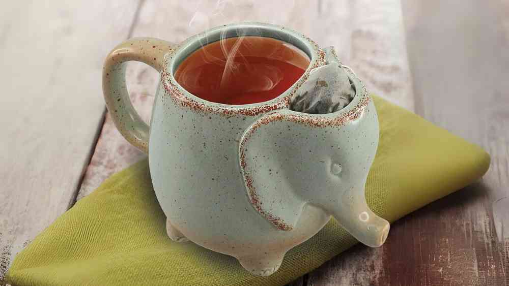 Elephant Tea Mug Green