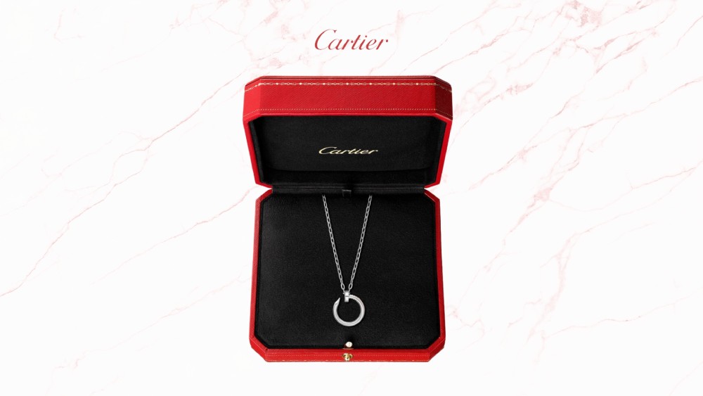 Juste un Clou necklace white gold