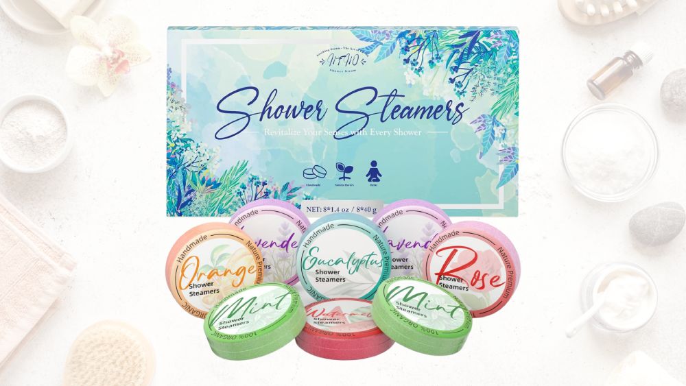 Aromatherapy shower steamer
