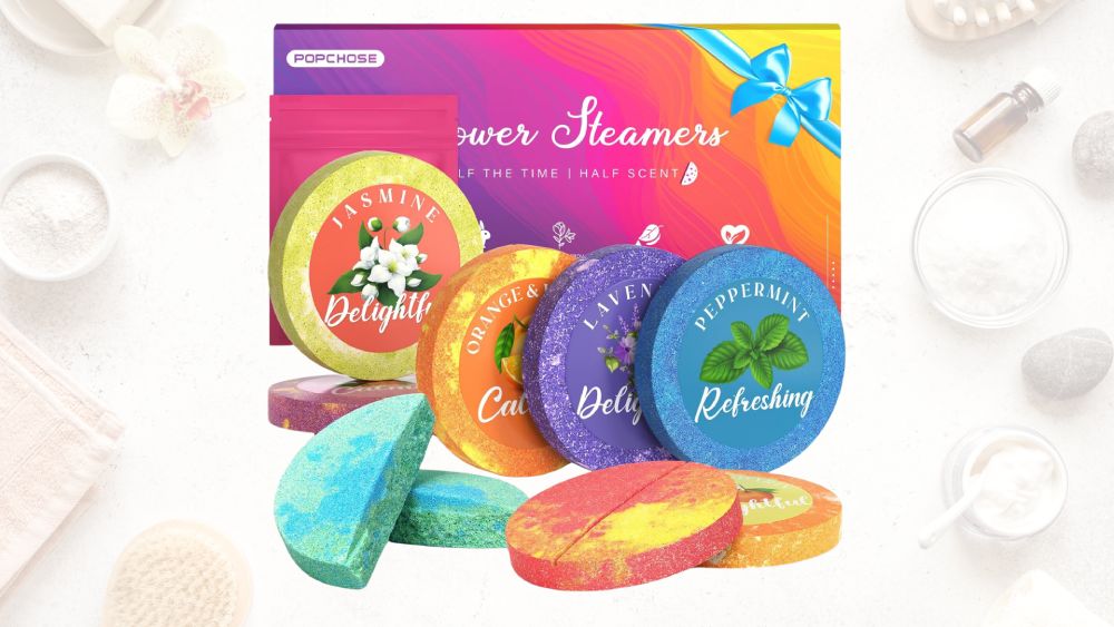 Stress relief shower bombs