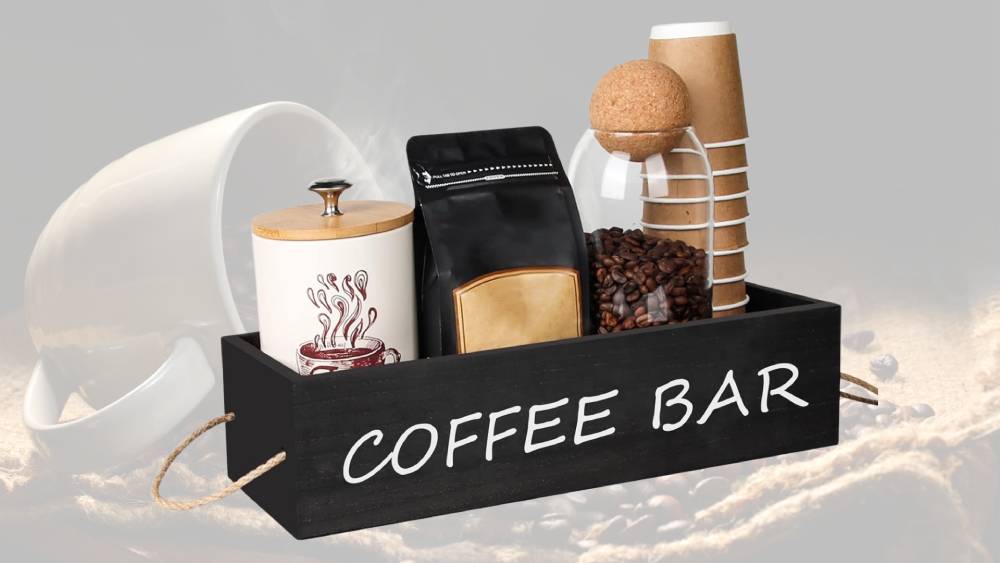 Wooden Coffee Station