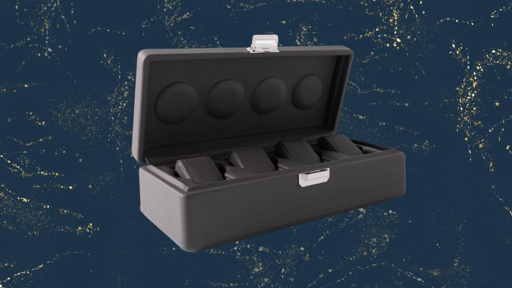 4 Full-Grain Leather Watch Box