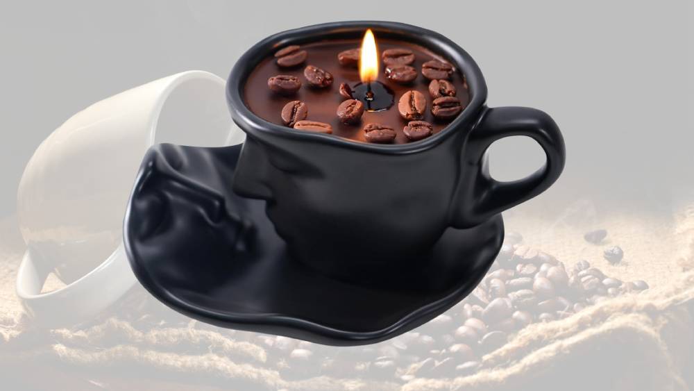 Coffee Candles black cup