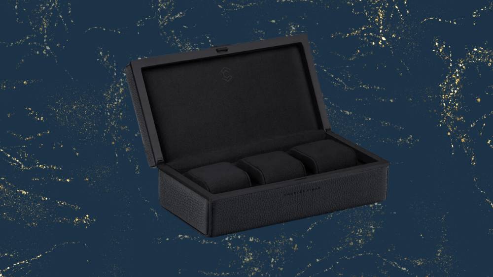 All black watch case