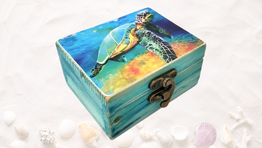 Keepsake box ocean theme