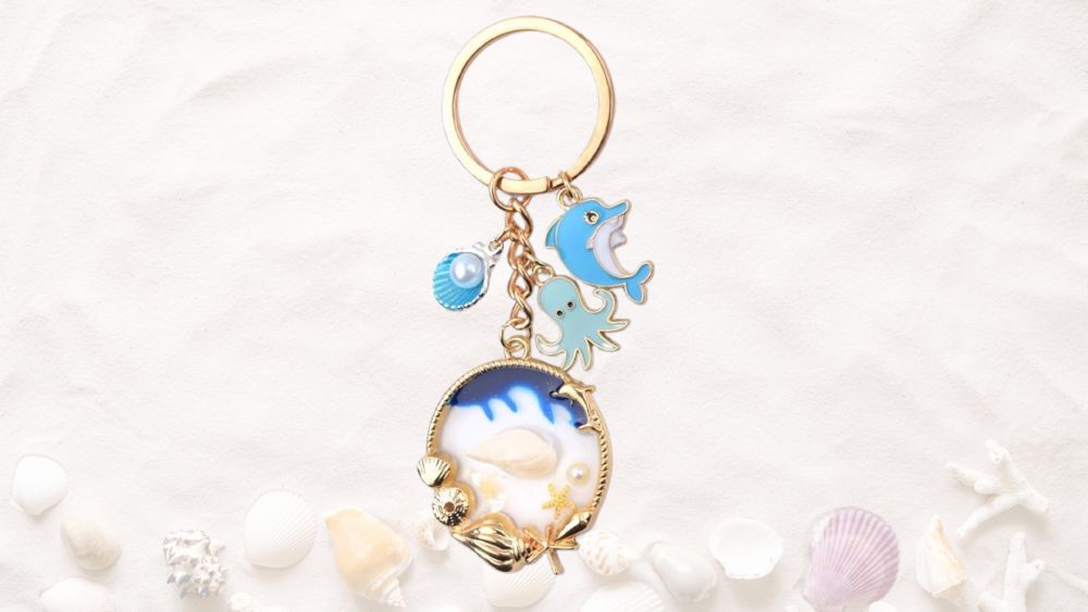 Cute Sea themed keychain