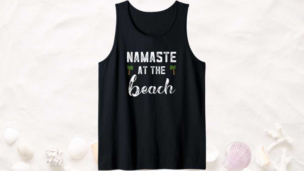 Tank top with funny print