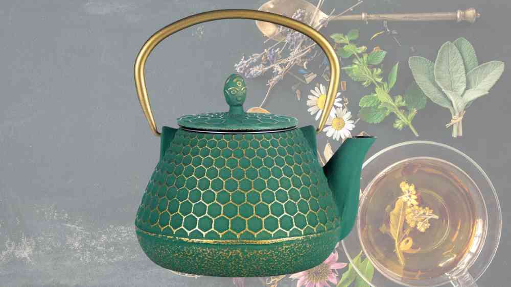 Cast Iron Tea Kettle