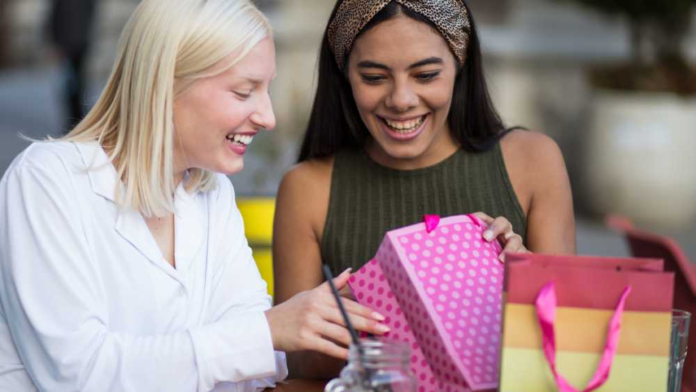 Talking about the present she received